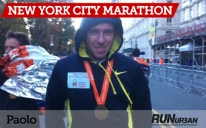 Paolo following RunUrban's Marathon Training Programme